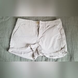 Women's Rolled-Hem Shorts - Light Khaki, American Eagle Size 4, High Waisted